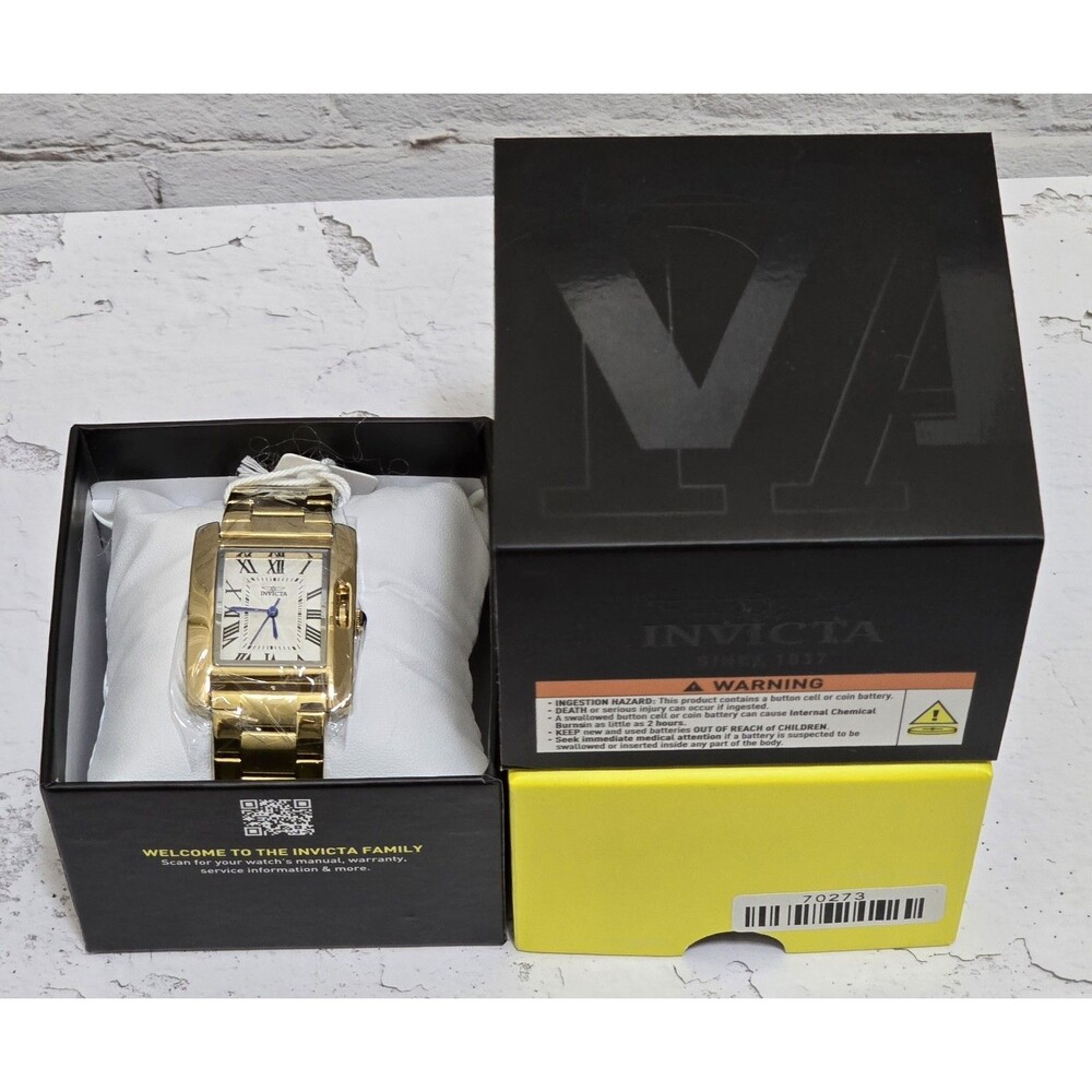 Invicta Celestial Tank Women's Watch 30mm Gold 70273 Brand New - Picture 2 of 8